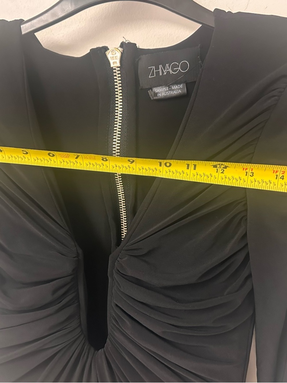 Zhivago Elegant Black Long Sleeve Dress - Picture 6 of 9